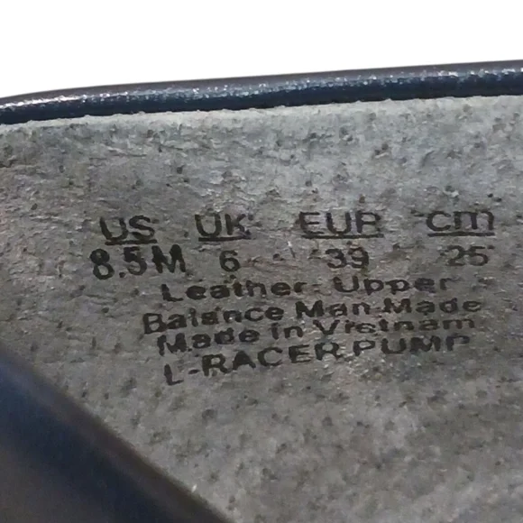 SOLD Franco Sarto Racer Pump Navy Block Heel - Picture 16 of 16